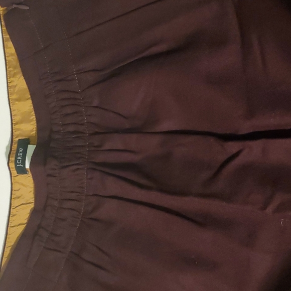 J. Crew women's 2 purple wool skirt - Picture 4 of 8